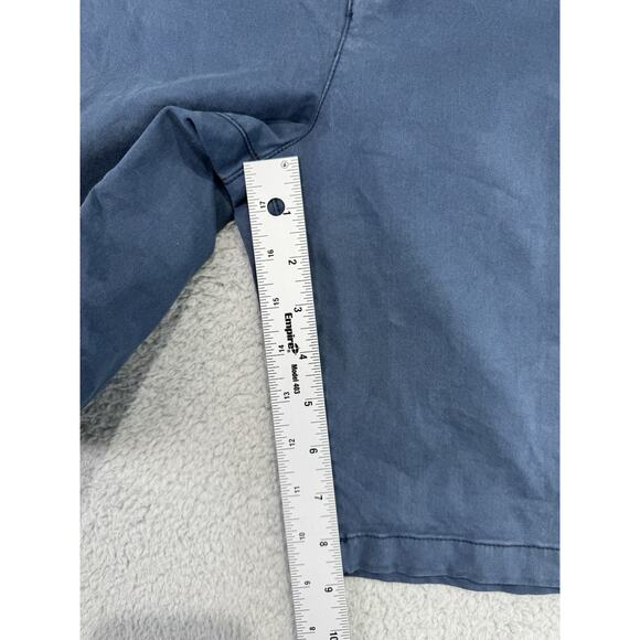 Flint And Tinder Chino Shorts Mens 34 Navy Huckberry Stretch Casual - Picture 5 of 11